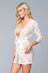 BW1794BK Lola Over Lace Robe